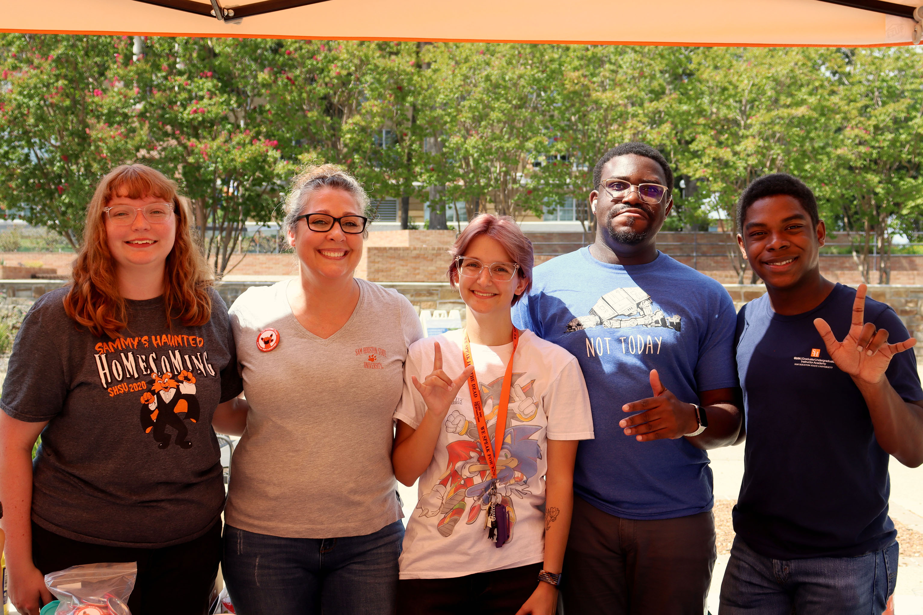 SHSU members of the Psychology club pose after their annual induction ceremony.