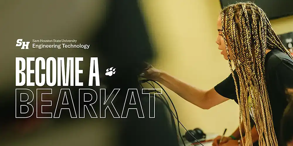 SHSU Student work in the engineering lab