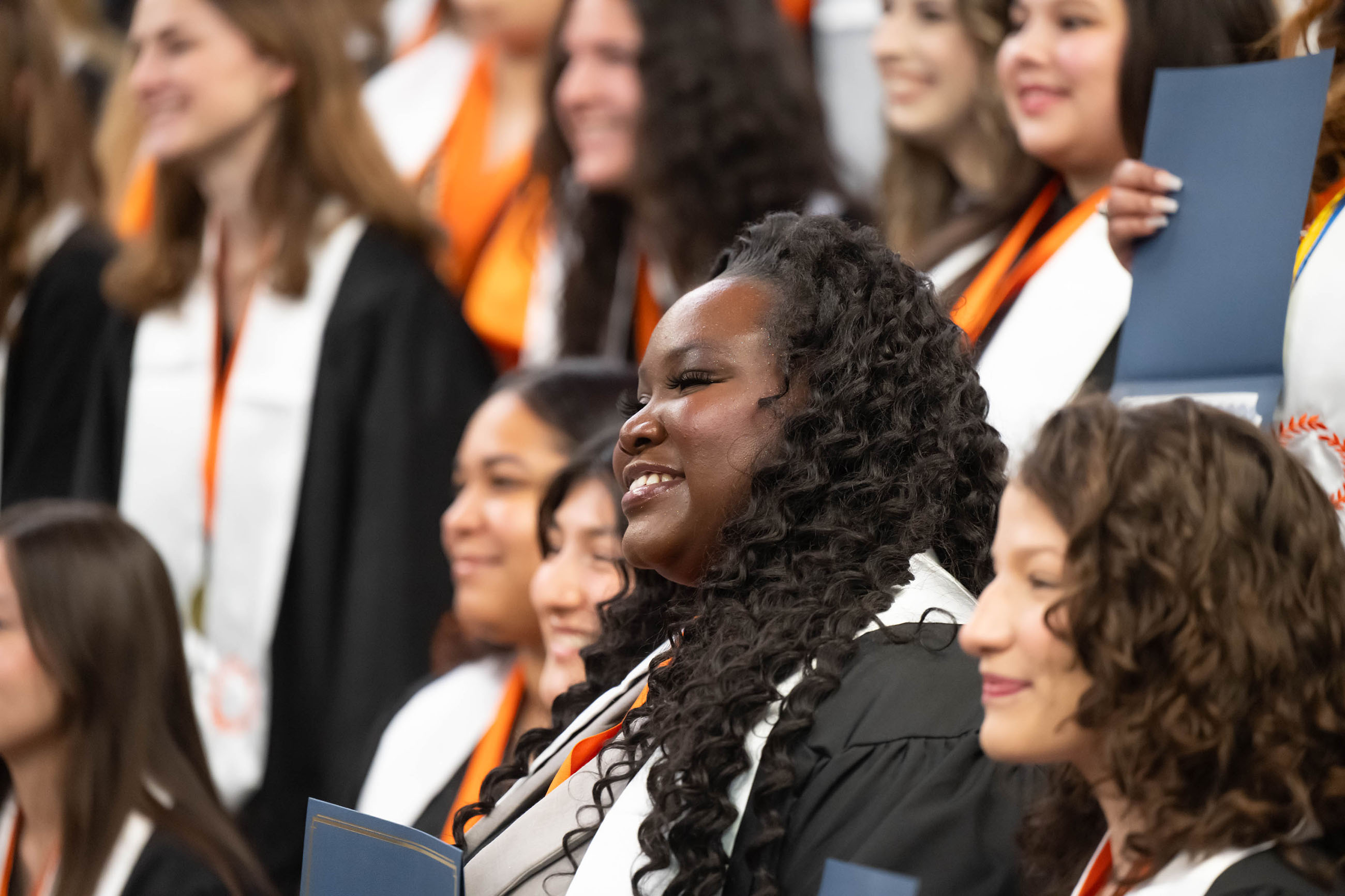 SHSU Honors students who graduate with Honors receive a medallion, stole, and special distinction on their diplomas and transcript.