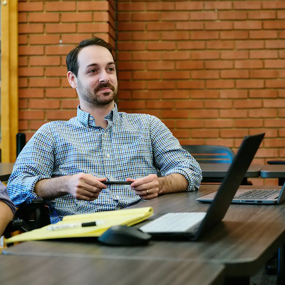 ​​SHSU students study outside on a beautiful Texas day.​ 