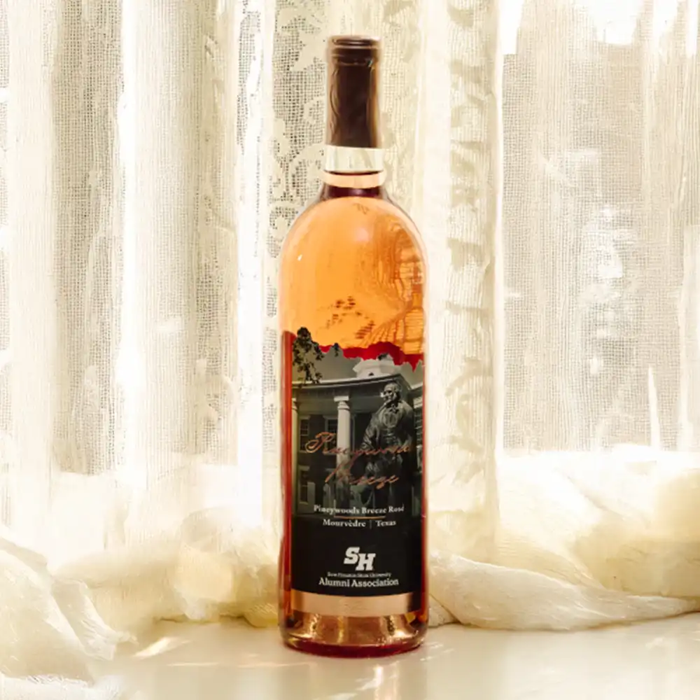 Bottle of Pineywoods Breeze Rosé
