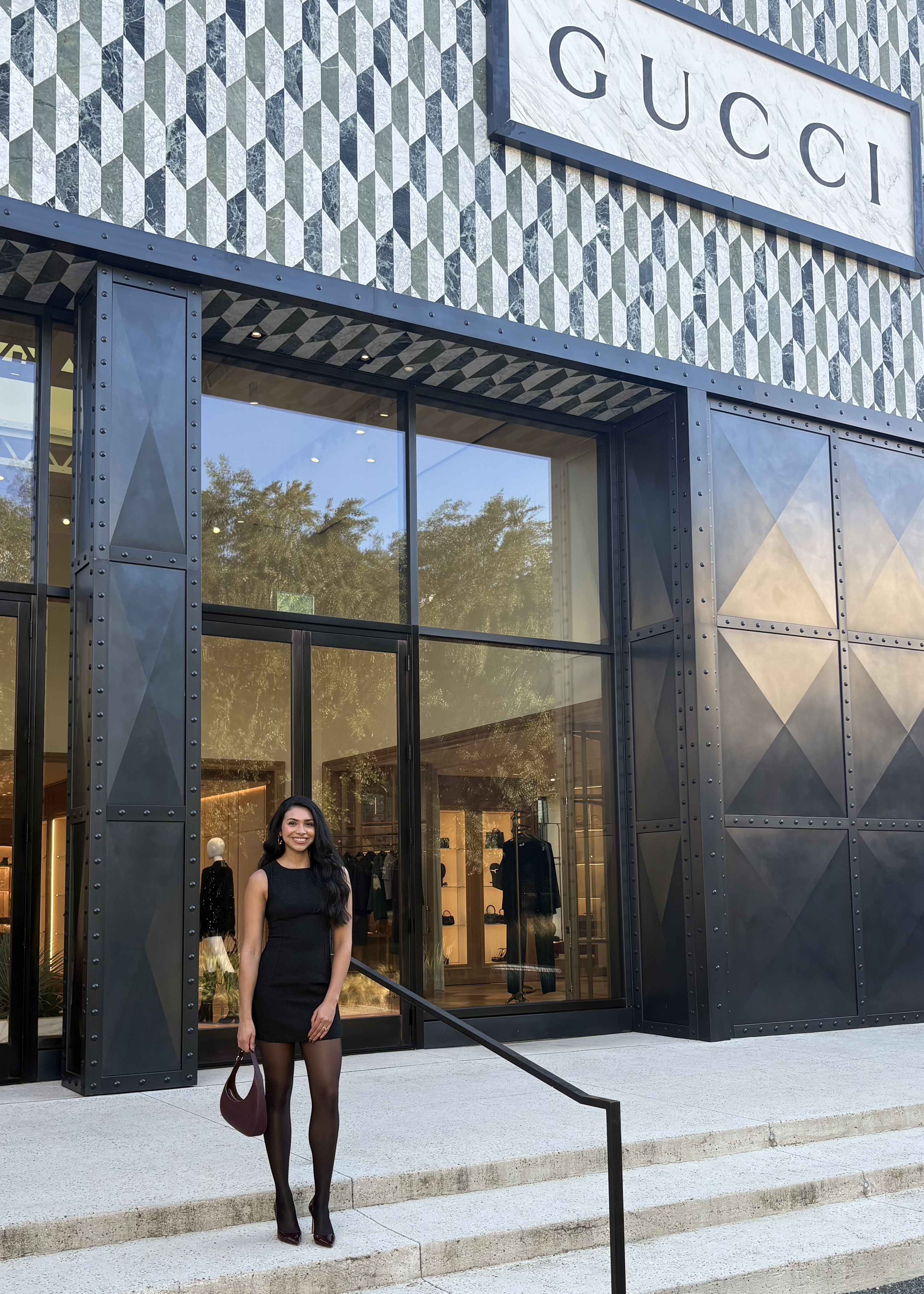 Marisol Torres outside of the NorthPark Center Gucci location.