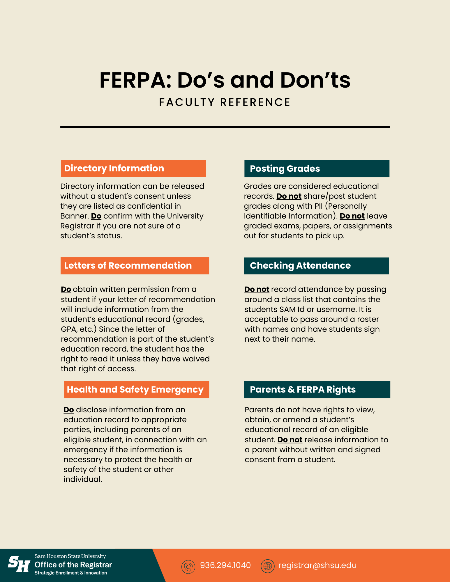FERPA Infographic